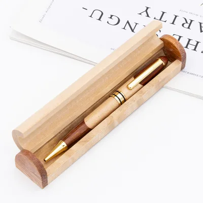 High Quality Custom Logo Wooden Ballpoint Pen Quality Promotional Thick Wood Pen