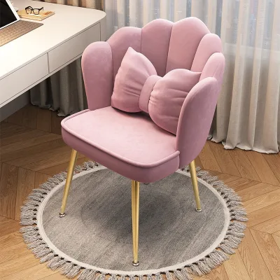 Modern Luxury Velvet Armchair for Bedroom and Living Room Dining Chair Furniture