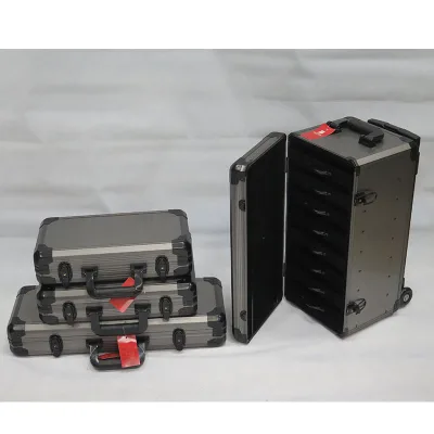 Customized Casino Suitcase Poker Container Manufacturer 300pcs 500pcs 1000pcs 2000pcs Aluminum Poker Chips Case