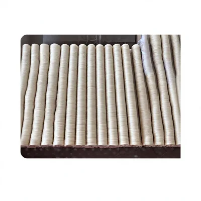 Enhanced Protein Casing Grade 29 Salt Preservation 15 Meters Per Piece White Color Stock Curled Edges Suitable for Flower-shaped