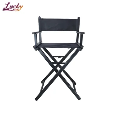 Foldable Tall Makeup Artist School Chair Durable Professional Beauty Makeup Chair Portable Director Chair