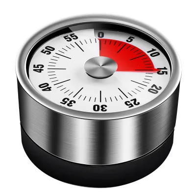 Syh200 Stainless Steel Timer Kitchen Visualization With Magnetic Suction Student Portable Mechanical Timer