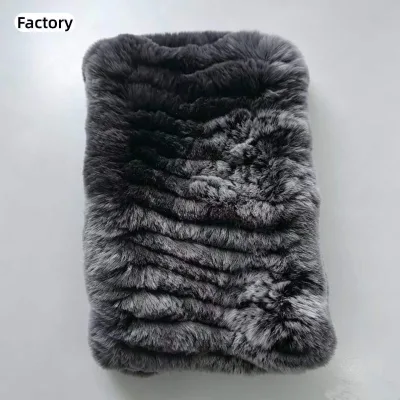 Sample Support Women's Fashion Comfortable Rabbit Fur Headband Elegant Bow Headband for Makeup