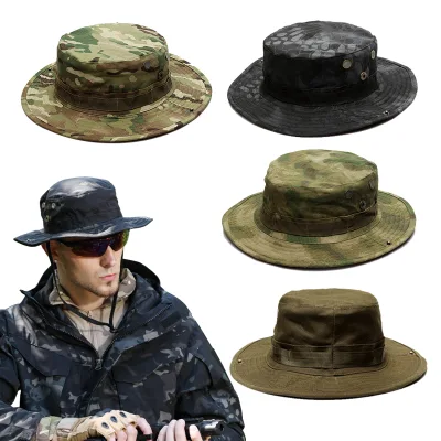 High-Quality Hunting and Hiking Camouflage Bonnie Hat Tactical Bucket Hat