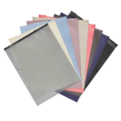 Recyclable Clothing Bags CPE Garment Plastic Bags Light-blocking Packaging Shipping Bags
