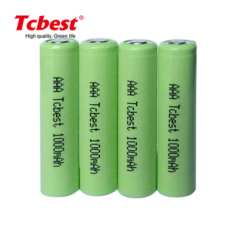AAA 1000mah 1.2V NI-MH rechargeable battery nimh battery 1/4 aaa 500mah 700mah 800mah 200mah