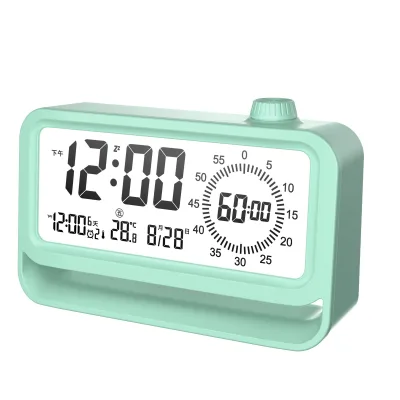 Luminous Lcd Digital Alarm Clock Multi-functional Week Temperature Alarm Clock Bedside Clocks for Student