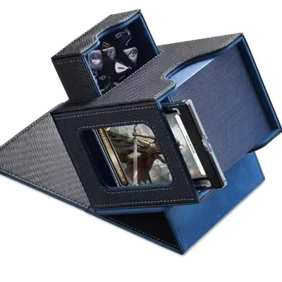 Wholesale Trading Card Storage Box Premium Leather TCG 100 + Magic Card Deck Box Card Deck Box MTG Commander Display Deck Box
