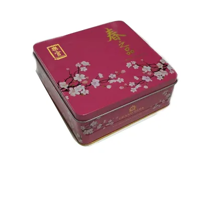 Cheap Customized Logo Unique Square Metal Tin Box Packaging Promotional Gifts