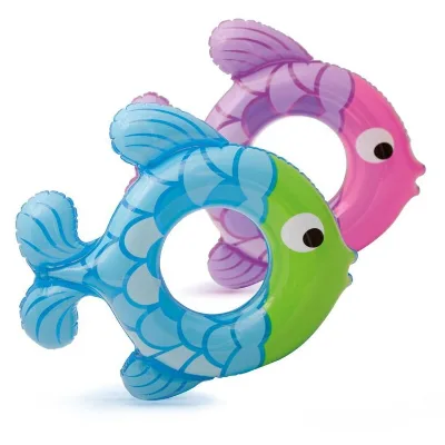 Tropical Fish Children's Life Buoy Swimming Underarm Float Ring 3-6 Years Kid Fish-shaped Swimming Ring