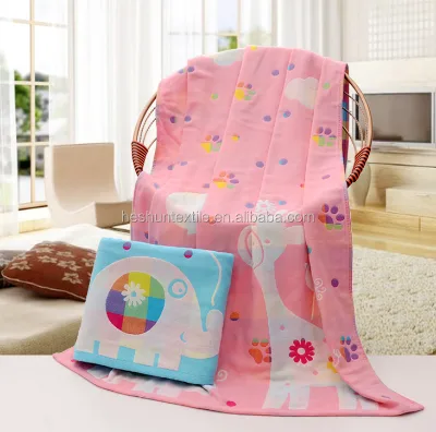 China Three Layer 100% Cotton Jacquard Gauze Adults Bath Towel, Baby Towel Blanket
