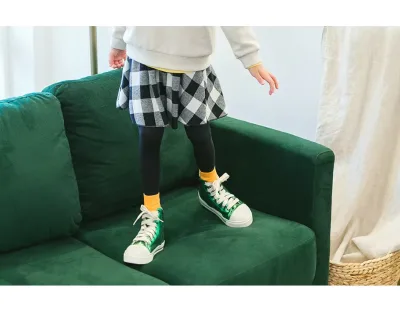 Autumn Winter 1New Casual Girls' Plaid Knitted Clothing Direct Factory Supply One Piece Dropshipping Versatile Skirt Pants
