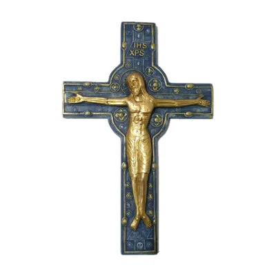 Customized Christmas Jesus Cross Religious Jesus Statue Catholic Religious Articles Christian Art Crucifix Wall Cross
