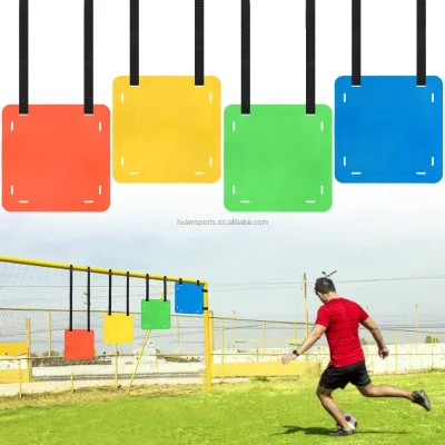 Soccer Goal Shooting Targets with Strips Targets for Goals Training Enhance Agility Speed for Football Lacrosse Hockey Baseball