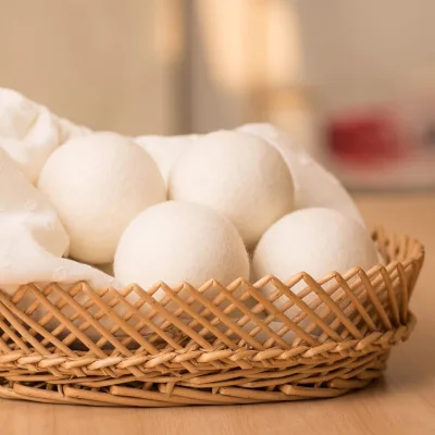 Custom LOGO OEM & ODM Eco Friendly Laundry Dryer Ball 100% Wool Dryer Ball for Dryer Clothes