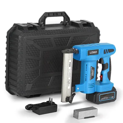 F30 Rechargeable Lithium Battery Powered Cordless 18 Gauge Framing Brad Nail Gun Woodworking Nailer for Hard Wood and Upholstery