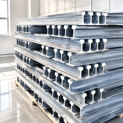 Bulk UIC60 60kg Railway Steel Rail Heat Treated for Heavy Haul Track Construction and Mining Gantry Crane System