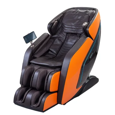 Belove BL-528 Luxury AI Voice 4D Full Body Heating Therapy Massage Chair with Wireless Charging and Coffee Color