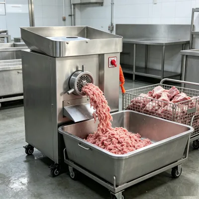 High Power Industrial Meat Mill Sus304 Stainless Steel High Capacity Meat Mincer Machine