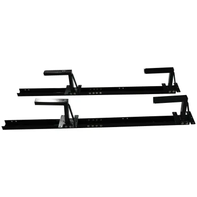 Enclosed Van Trailer Exterior Side Mount Wall High Load Bearing Adjustable Steel Trailer Ladder Rack