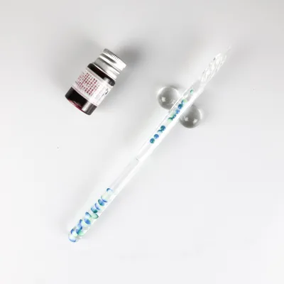 GemFully Gadget 2024 New Arrival Typewriter Self Defence Weapons Designer Modern Pen Glass Dip Bright Pen