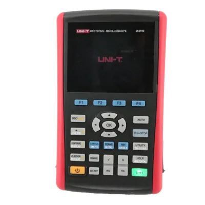 UTD1025CL Portable Digital Oscilloscope 1CH 25MHZ with 3.5" LCD 64K Color TFT