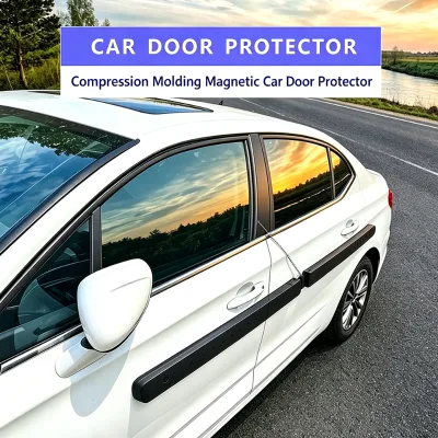 Magnetic Suction Car Door Edge Guard Garage Parking Car Door Ding Protector Strip for Against Car Body Scratches Defense C30