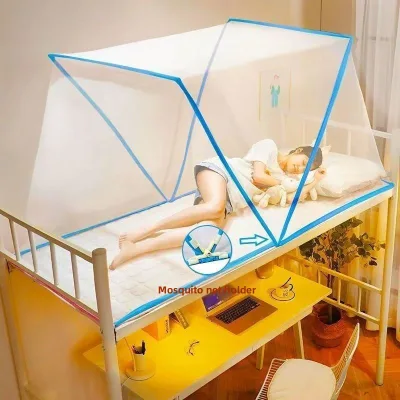 Portable Foldable Pop-Up Baby Mosquito Net for Home Outdoor Bed with Folded Feature
