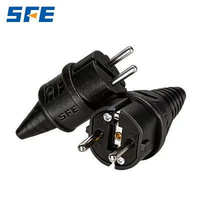 SFE EU AC Rewireable Industrial ABS Waterproof IP44 French Electric Plug with CE for 16A