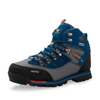 Mountaineering Shoes Waterproof and Sand Proof Hiking Shoes Sneakers Popular Men's High Top Outdoor Large Size 40-46 Adult 8037