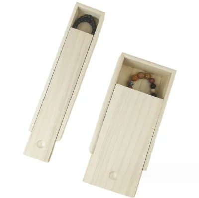 Custom Wooden Gift Boxes with clear Sliding Lid Box Support Customization