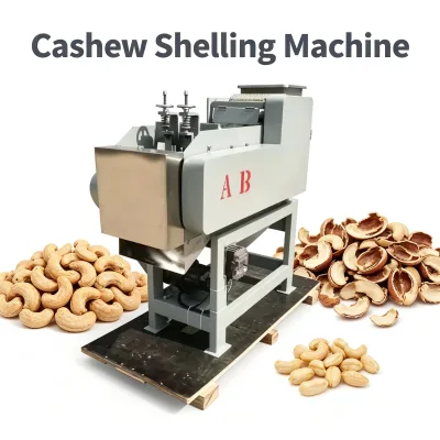 Raw Cashew Processing Equipment Cashew Shell Removing Machine