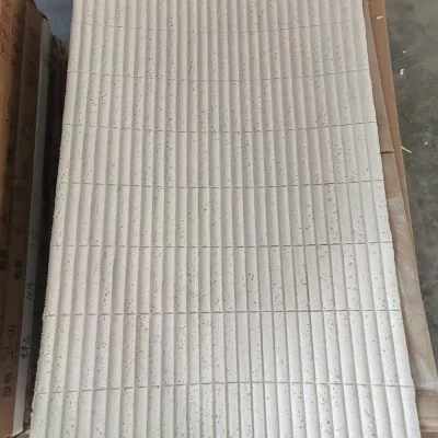 3D Modified Clay Material Tile Veneer Faux Interior Bendable Soft Wall Cladding Artificial Flexible Stone Wall Panels
