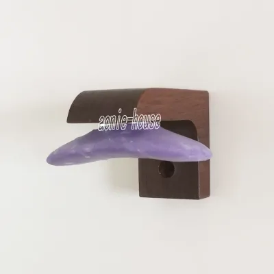 Customize Solid Walnut Wood Magnetic Soap Storage,suction Soap Dish Holder