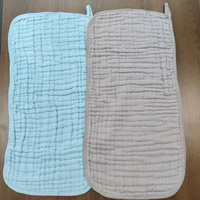 Wholesale Baby Clothes Custom Infant Muslin Burp Cloth 25*50 cm Baby bibs