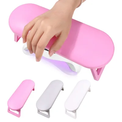 Professional Nail Hand Pillow Set Multiple Shapes with Plastic/PU Surface Soft Cushion Nail Art Salon Multi-Functional Arm Rest