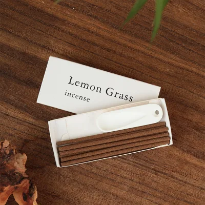 56H Wholesale Natural Handmade Incense Sticks Aromatic Sage and Palo Santo Sticks Indoor Smudging Lemon Grass Incense Sticks