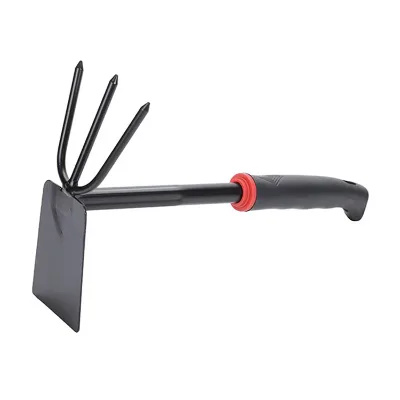 Chinese Dual-Purpose Fork Hoe Farm Garden Tool Light Manual Hand Digging Hoe Cultivator With Handle