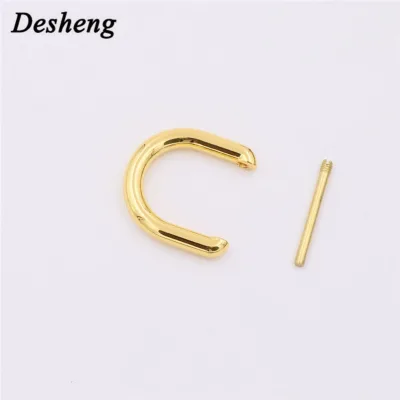 Upscale Round Wire Alien Screw D-Ring Buckle Bag Hardware Accessories Metal D Ring