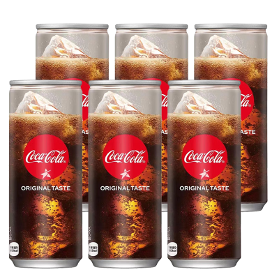 Japanese Coca Cola Carbonated Drink 250ml Cafe Limited Edition Soft Drinks Sparkling Fresh Beverage Coca Cola