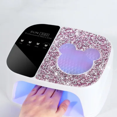 New 2024 Rechargeable Nail Art Light UV Light Nail with Rhinestone Pedicure Machine Nail Tools