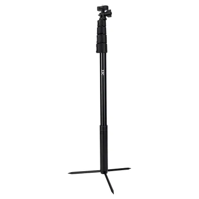 Golf Monopod Selfie Stick with Ground Spike Stakes Magnetic Aluminum Phone Tripod for iPhone Android for GoPro Action Cameras