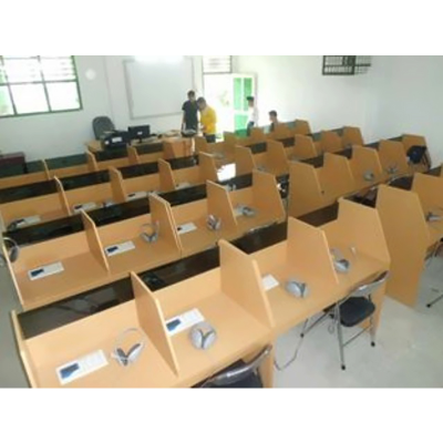 Multifunctional Furniture School Workstation Multimedia Language Lab