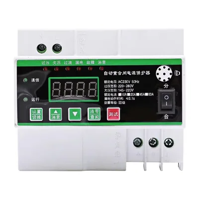 Automatic Recloser Self-Recovery Overvoltage Undervoltage Current Electronic Components Photovoltaic Circuit Breaker