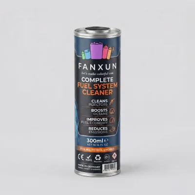 Custom Printed 300ml Metal Tin Can for Fuel Additive Engine Oil Aerosol Packaging