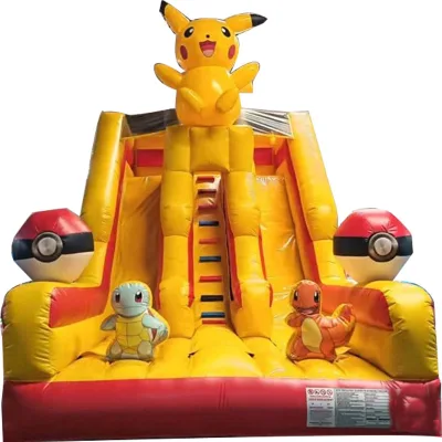 New Cartoon Inflatable Slide, Commercial-grade PVC Children's Inflatable Play Slide, Party Event Rental Inflatable Toy