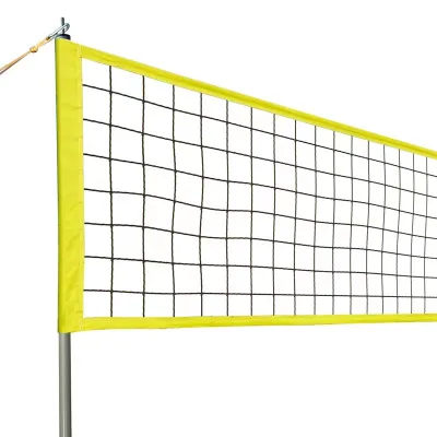 Factory Portable Badminton Pickleball Net, Soccer Tennis Kids Volleyball, Foldable Polyester Practice Indoor Outdoor