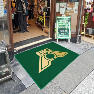 Custom Commercial Logo Mats Modern Design PVC Wire Loop Doormats Rug Customized Floor Rugs