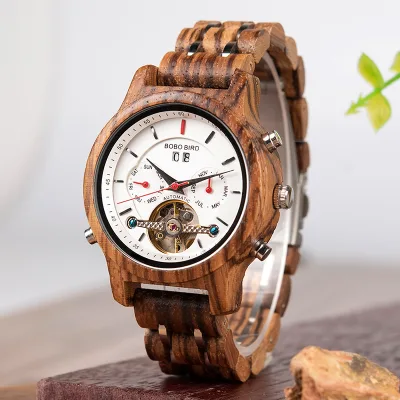 For BOBO BIRD Eco-Fashion Minimalist High Quality Wood Quartz Watch Private Label Couple Gifts