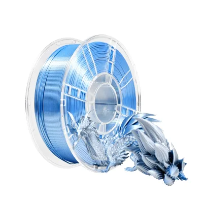 2024 New Style Blue Silver 3D Printing PLA Filament 3D-Printing-Raw-Materials Model Number PLA 1kg Net Weight
